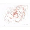 GILI Marcel - Lithographie originale "Femme nue" 50x65cm
