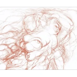 GILI Marcel - Lithographie originale "Femme nue" 50x65cm