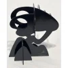 GILLI Claude - Sculpture originale en métal "Arbre noir" 20x17x13cm