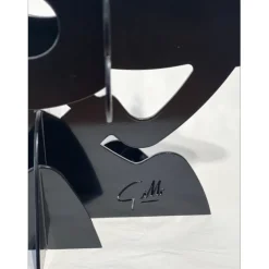 GILLI Claude - Sculpture originale en métal "Arbre noir" 50x45x30cm