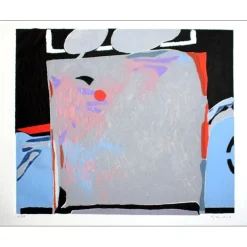 GODARD Gabriel - Gravure originale au carborundum  "Composition Abstraite II" 56x76cm