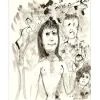 GOERG Edouard  - Dessin original à l'encre "Femme" 27x21cm