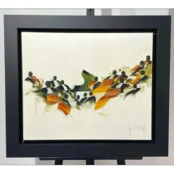 GUILLEMARD Dominique - Huile sur Toile "Les musiciens, Moderato" 54x65cm (15F)