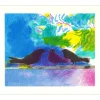 GUIRAMAND Paul - Lithographie originale "Les Oiseaux" 47x56cm - 1990