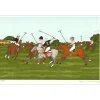 HADDELSEY Vincent - Lithographie originale "Le polo" 37x54 cm - 1985 - Signée et Numérotée