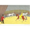 HADDELSEY Vincent - Lithographie originale "Le cirque" 37x54 cm - 1985 - Signée et Numérotée