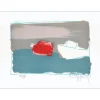 HASCH Victor - Lithographie originale "Cannes" 28x38cm