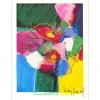 HASCH Victor - Lithographie rehaussée "Le Bouquet de fleurs" 76x56cm