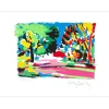 HASCH Victor - Lithographie originale "La route de Vallauris" 28x38cm
