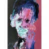 HASCH Victor - Peinture originale à l'acrylique "Jean Michel Basquiat" 77x50cm