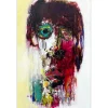 HASCH Victor - Peinture originale à l'acrylique sur toile "Portrait III" 100x65cm (40M)