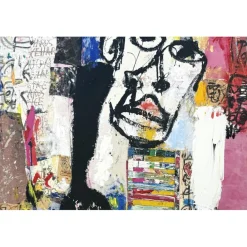 HASCH Victor - Peinture originale à l'acrylique sur toile "Andy Warhol" 195x130cm (120F) - 1999