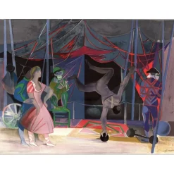 HILAIRE Camille - Lithographie originale "Le cirque, Les jongleurs"  Vélin 53x74cm