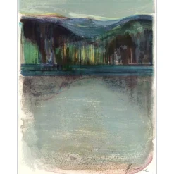 HILAIRE Camille - Lithographie originale "Le lac d'Altenweier" 40x29cm - 1975