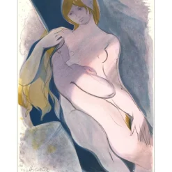 HILAIRE Camille - Lithographie originale "Femmes, Les belles inutiles" 38x29cm -1972