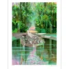 HILAIRE Camille - Lithographie originale "Reflet sur la fontaine" 76x55cm