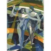HILAIRE Camille - Lithographie originale "Le cirque, Les fildeféristes" 53x37cm