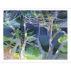 HILAIRE Camille - Lithographie originale "Paysage de saint Jean Cap Ferrat" 56x76cm