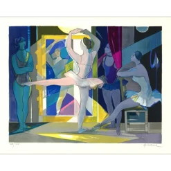 HILAIRE Camille - Lithographie originale "Ballerines, la danse" 56x75cm