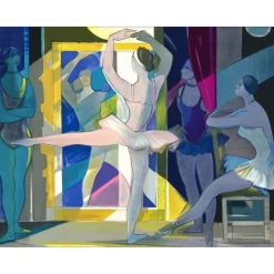 HILAIRE Camille - Lithographie originale "Ballerines, la danse" 56x75cm