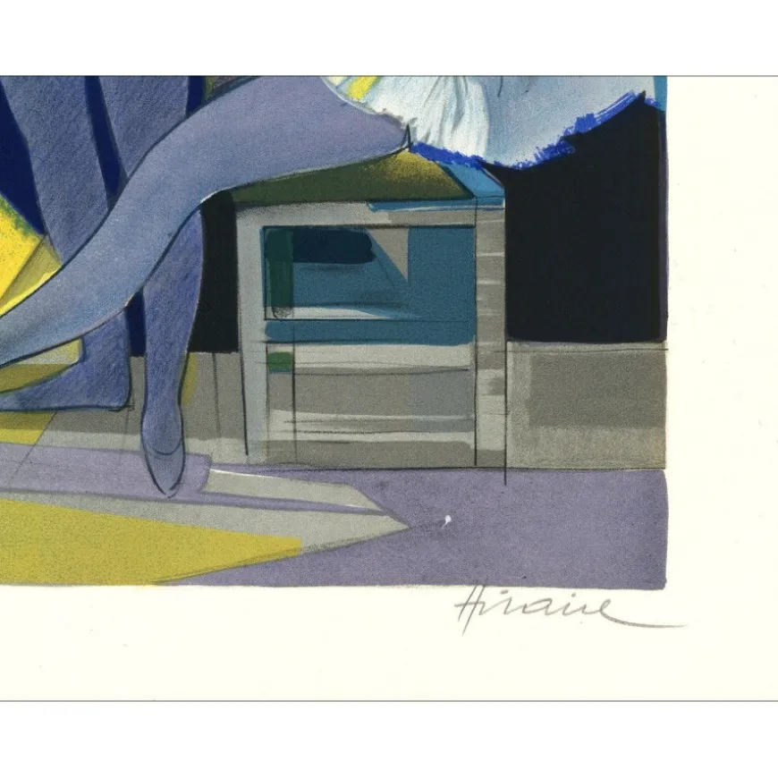 HILAIRE Camille - Lithographie originale "Ballerines, la danse" 56x75cm