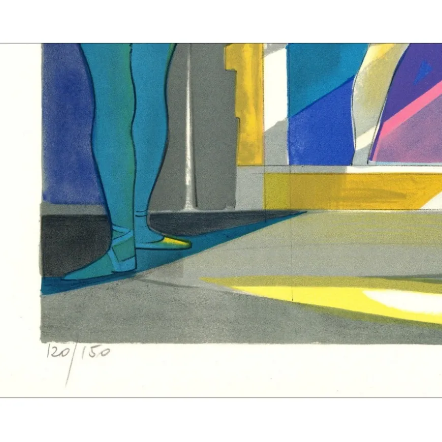 HILAIRE Camille - Lithographie originale "Ballerines, la danse" 56x75cm