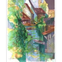 HILAIRE Camille - Ouvrage "Où passent nos rivières" 20 lithographies originales signées
