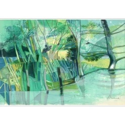 HILAIRE Camille - Ouvrage "Où passent nos rivières" 20 lithographies originales signées