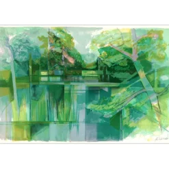 HILAIRE Camille - Ouvrage "Où passent nos rivières" 20 lithographies originales signées