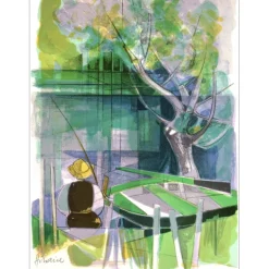 HILAIRE Camille - Ouvrage "Où passent nos rivières" 20 lithographies originales signées