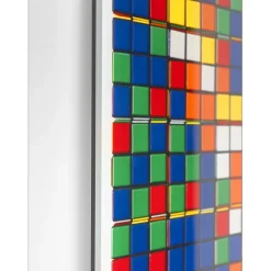 INVADER - Giclée sur Panneau "Rubik Country Life NVDR1-3" 100x100cm - 2023