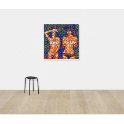 INVADER - Giclée sur Panneau "Rubik Country Life NVDR1-3" 100x100cm - 2023
