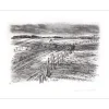 JACQUEMIN André - Gravure originale "Paysage de Lorraine 08" 50x65cm - 1979