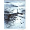 JACUS Jean Théobald - Lithographie "Le phare" 32x25cm - 1971