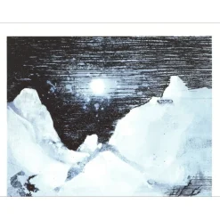 JACUS Jean Théobald - Lithographie "Les montagnes" 32x25cm - 1971