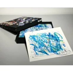 JONONE - Coffret "Poetry in Motion" (Peinture + sérigraphie rehaussée (unique) signée + ouvrage)