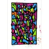 JONONE - HPM Acrylique et sérigraphie (unique) "HPM 2018-V4" 121x81cm - 2018