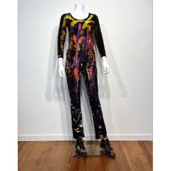 JONONE - Peinture à l'acrylique sur vêtements "A Wild Time" 160x50x40cm - 2017