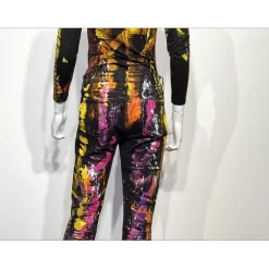 JONONE - Peinture à l'acrylique sur vêtements "A Wild Time" 160x50x40cm - 2017