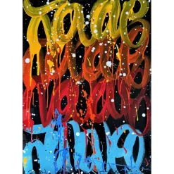 JONONE - Peinture originale à l'acrylique "Composition 2" 75x53cm - 2024