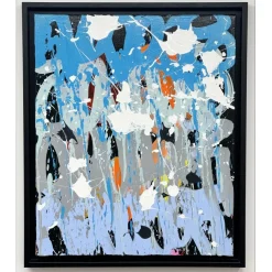 JONONE - Peinture originale à l'acrylique sur toile "untitled 02" 46x38cm - 2024