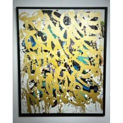 JONONE - Peinture originale à l'acrylique sur toile "Birth of the wind" 150x120cm - 2018