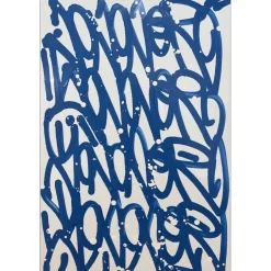 JONONE - Peinture originale "Composition bleu" 60x40cm - 2021