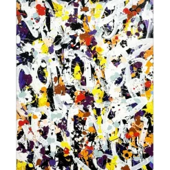 JONONE - Peinture originale à l'acrylique sur toile "No Stoppin" 93x70cm - 2022
