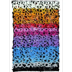 JONONE - Sérigraphie originale "Composition" 70x50cm - 2024