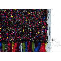 JONONE - Sérigraphie originale "Composition" 75x117cm - 2017