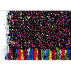 JONONE - Sérigraphie originale "Composition" 75x117cm - 2017