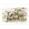 JOUENNE Michel - Lithographie originale "Le champ de tournesols" 38x56cm