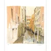 JOUENNE Michel - Lithographie originale "Canal à Venise" 76x59cm