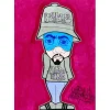 KAY ONE - Acrylique sur papier "breaking-boy, B-BOY 06" 42x30cm - 2022